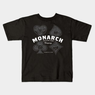 Monarch Playing Cards Kids T-Shirt